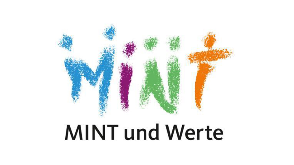 Das Logo von Mint und Wert für Demokratie, Teamgeist, Verantwortung